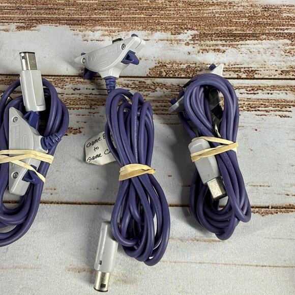 Nintendo GBA Link Cable DOL-011 Lot of 4 – GameCube OEM Genuine, Tested - Picture 3 of 5